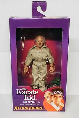 Buy NECA The Karate Kid Mr Miyagi 8  Clothed Action Figure Collectors New • 84.99£