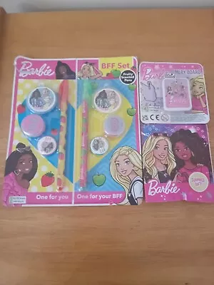 Buy Barbie Bff Stationary Set With Suprise Gift And Emery Board • 3£