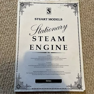Buy Stuart Turner Sirus Engine Plans • 8£