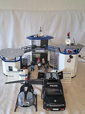 Buy Playmobil 6872 - Police Station Headquarters, 5974 Tactical Van And Helicopter. • 21£