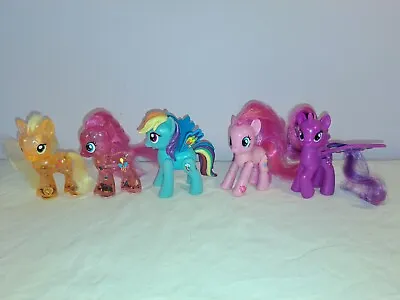 Buy 5x G4 My Little Pony Figurines - Water Cuties, Zoom N Go, Crystal Palace • 12.50£