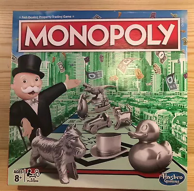 Buy Hasbro Monopoly Classic Board Game 2017 Edition Complete Kids Adults Family Fun • 14.95£