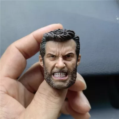Buy 1/6 Wolverine Head Sculpt Hugh Jackman Angry Version For 12 PH TBL HOT TOYS Body • 25.18£