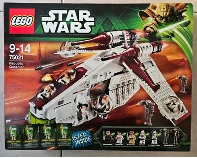 Buy LEGO 75021 STAR WARS REPUBLIC GUNSHIP Set Brand New • 460£