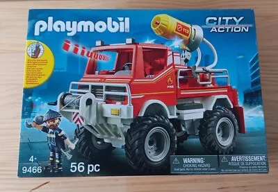 Buy Playmobil 9466 - City Action Fire Truck With Light And Sound New Sealed Engine  • 26.99£