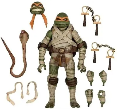 Buy Monsters X Teenage Mutant Ninja Turtles Michelangelo As The Mummy NECA Official • 38.99£