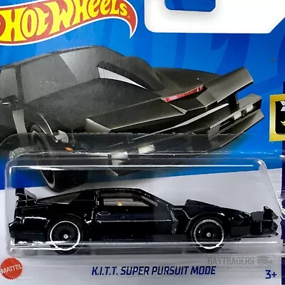 Buy Hot Wheels Knight Rider K.I.T.T SUPER PURSUIT MODE HW Screen Time 7/10 HCV39 • 5.95£
