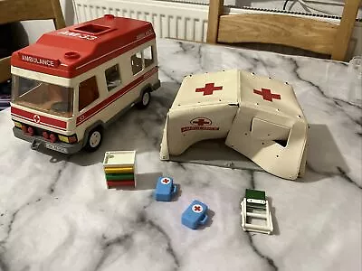 Buy Playmobil 3224 Tent With Ambulance Vintage Bundle  • 5£