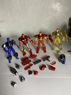 Buy Marvel Universe Iron Man Figures With Armor Toybiz X4  • 49.99£