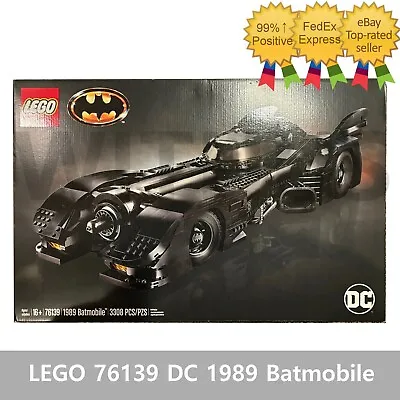 Buy LEGO 76139 DC 1989 Batmobile Set 3306 Pieces / Brand New Sealed Package Box • 430.85£