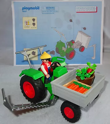 Buy Playmobil - 4497 Farm Tractor 4497 + ACCESSORIES  Complete VGC  • 18.99£
