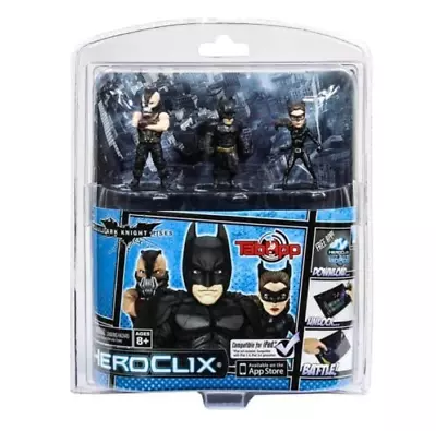 Buy Batman: The Dark Knight Rises Heroclix TapAbb Pack 2012 (3 Figures) - Brand New • 1£