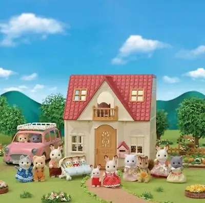 Buy Sylvanian Families Red Roof Cosy Cottage Starter Home • 25.53£