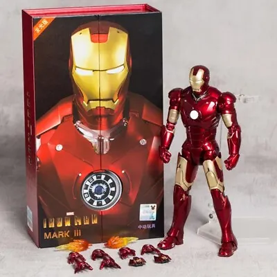 Buy ZD Toys Iron Man Mark III MK3, MK1, MK2, MK4, MK6 Action Figure                  • 51.63£
