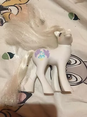 Buy Hasbro My Little Pony 1989 White Bridal Beauty Wedding Heart Tinsel Mane Tail • 6£