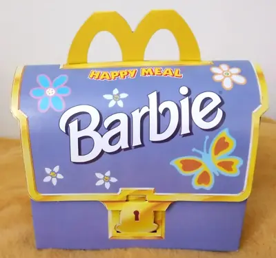 Buy McDonalds BARBIE Happy Meal Box (Blue Version) August 1998 - Mint - Unused • 2.99£