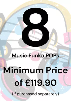 Buy Funko POP Mystery Box Random 8 Genuine Music Funko POP With Protectors • 69.99£