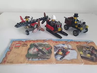 Buy Lego Orient Expedition Bundle: 7422 7423 7424 100% Complete W. Instructions Red  • 20£