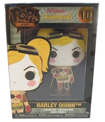 Buy FUNKO POP! PIN Harley Quinn - DC Comics Bombshell #10 ENAMEL PIN BADGE • 12£
