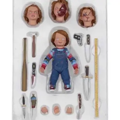 Buy Action Figure 4  NECA Chucky Good Guys Ultimate Play Toys Scenes Model Gift Set • 21.46£