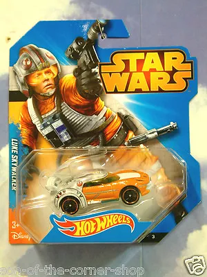 Buy Excellent Mattel Hot Wheels Star Wars Luke Skywalker X-wing Car Mint & Carded!! • 6.89£