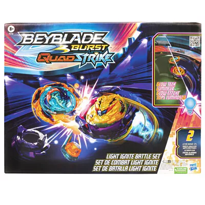 Buy Beyblade Burst QuadStrike Light Ignite Battle Set • 59.99£