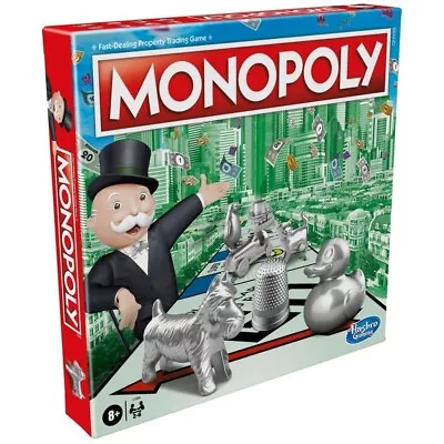 Buy Monopoly Classic Board Game Brand New Sealed Hasbro C1009 Gaming UK Edition Cat • 16.99£