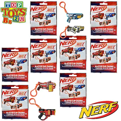 Buy Nerf - Blind Bag Party Favour Sets - Blaster Clip Keychain/Charms - Pack Of 8 • 19.95£