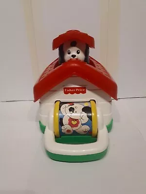Buy Vintage Fisher Price Puppy Dog House 1996 Pop Out Jack In The Box Musical Chime • 16.99£