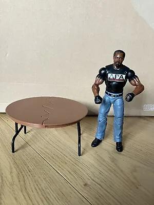 Buy WWE Elite Farooq Wrestling Figure APA With Round Breakable Table Mattel • 25£