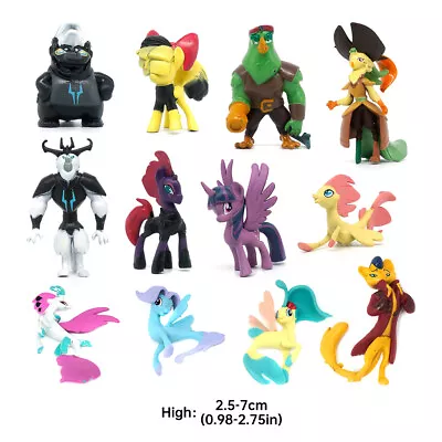 Buy 12Pcs/Set Little Horse Figures 2.75'' PVC Toys Princess Starlight Glimmer Gift • 9.99£