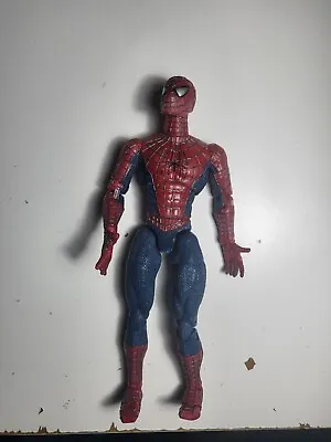 Buy Spider-Man The Movie Super Poseable Action Figure 2002 Raimi Toybiz Maguire • 25£
