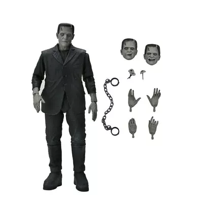 Buy Universal Monsters Ultimate Frankenstein Black & White 7 Inch Scale Figure • 30.64£