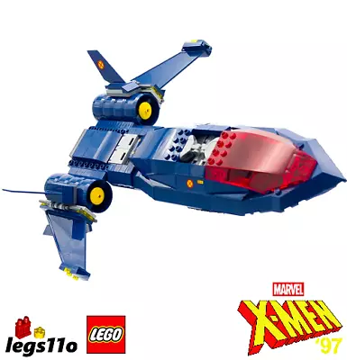 Buy LEGO Marvel X-Men ‘97 - X-Jet Plane Blackbird NEW - NO MINIFIGURES OR BOX 76281 • 27.97£