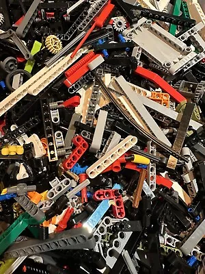 Buy LEGO Technic 1 Kg Bundle - Job Lot Of Beams, Pins, Axles, Gears And Panels • 25.99£