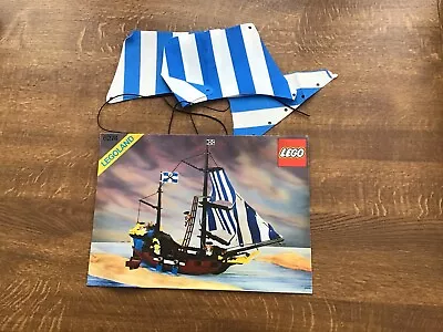Buy ( R3/4 ) Lego Legoland 6274 Caribbean Clipper Pirate Ship, Instructions And Sail • 23£