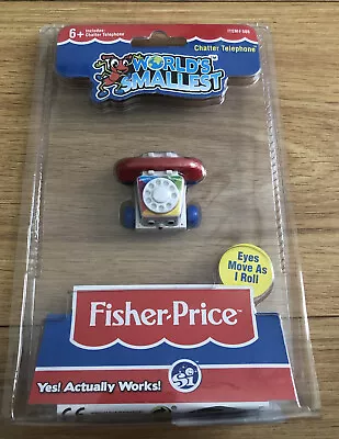Buy World's Smallest Fisher-Price CHATTER TELEPHONE TOY New COLLECTABLE Free Post • 12.99£
