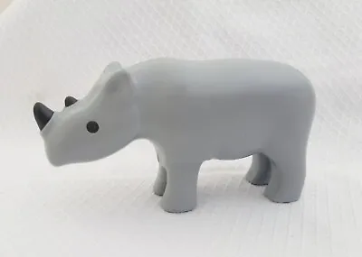 Buy Playmobil 123 Rhino Zoo Wild Animal 1.2.3.  Toddler Toyt • 1.75£
