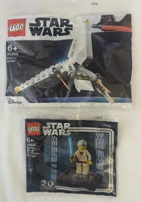 Buy Lego Star Wars 30624 Obi-wan Kenobi 20th Anniversary Minifig + 30388 Imp Shuttle • 27.95£