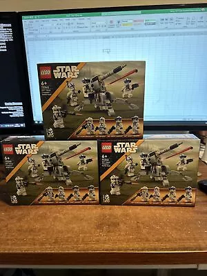 Buy LEGO Star Wars: 501st Clone Troopers Battle Pack 75345 Brand New Sealed X3 • 24.99£