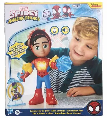 Buy Spidey And His Amazing Friends Electronic Suit Up Spidey 10” Action Figure • 27.95£