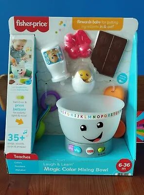 Buy Fisher-Price Laugh & Learn Magic Colour Mixing Bowl • 3£