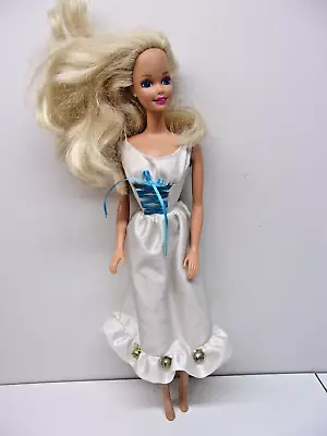 Buy ORIGINAL Vintage Barbie In White Dress Head 1976 And The BODY 1966 • 10.23£