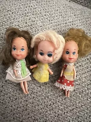 Buy 3 Vintage Storykin Liddle Kiddle Tiny Doll M.I. 1980 Dolls • 12.08£