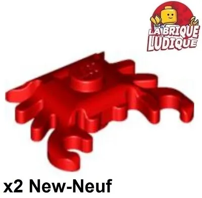 Buy LEGO 2x Animal Crab Sea Water Clamp Red/Red 33121 NEW • 1.63£