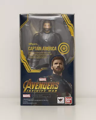 Buy Genuine Bandai S.H.Figuarts Captain America (Marvel Avengers Infinity War) • 36.99£