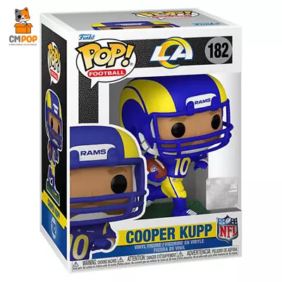 Buy Cooper Kupp - Los Angeles Rams - #182 - Funko Pop! - NFL - Sports • 13.99£