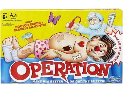 Buy Classic Operation Game Electronic Board Game Indoor Game 6+ • 14.99£