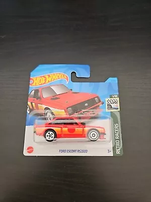 Buy Hot Wheels Retro Racers Ford Escort Rs2000 Red Short Card Combine Postage New • 4.44£