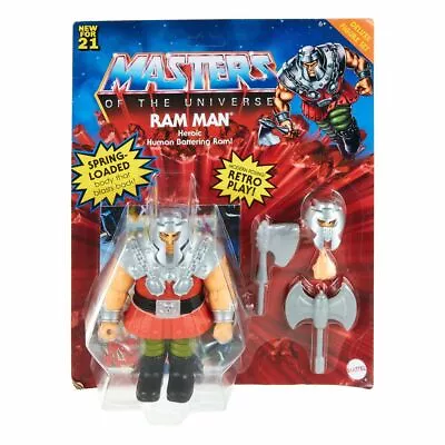 Buy Ram Man Deluxe Masters Of The Universe MotU Origins Figure GVL78 EU Card Mattel • 21.54£